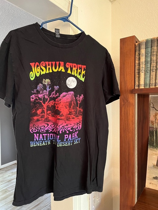 District Other - District Joshua Tree Black T‑Shirt with Neon Desert Graphics